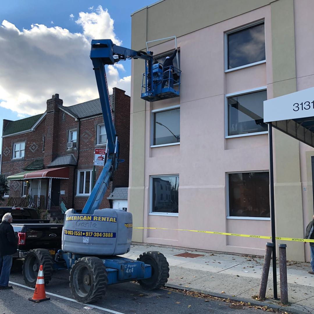 Emergency glass replacement by Ray's Glass Brooklyn